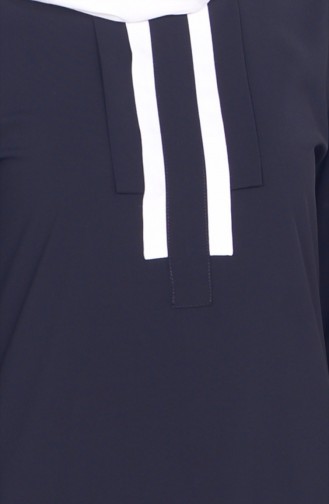 Krep Tunik 8022-05 Siyah
