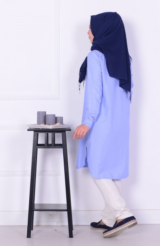 Blue Overhemdblouse 2828-03