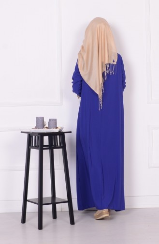Saxe Hijab Dress 0108-06
