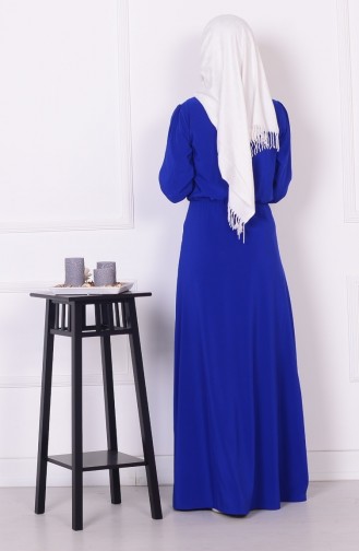 Robe Hijab Blue roi 4044-03
