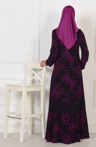 Robe Hijab Plum 0813-02