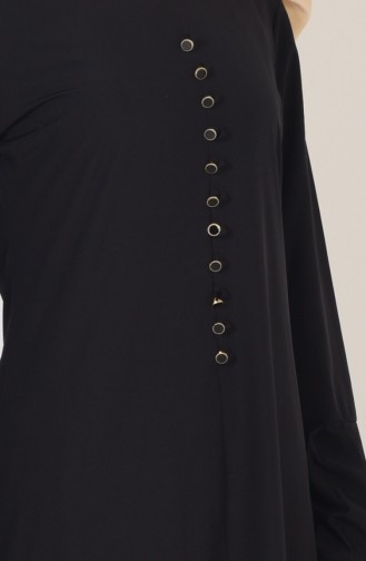 Black Hijab Dress 2211-02