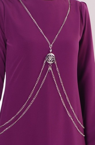Purple Hijab Dress 4042-06