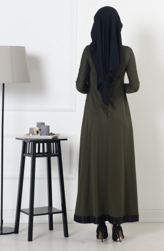 Khaki Hijab Dress 2010-07