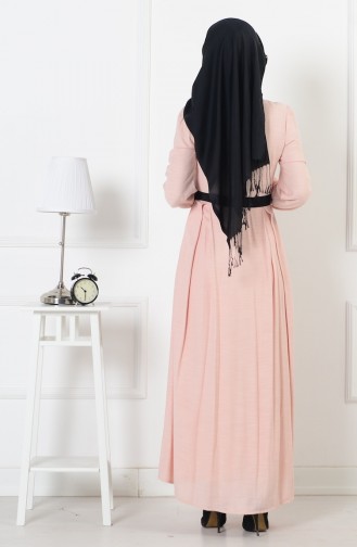 Powder Hijab Dress 165036-04