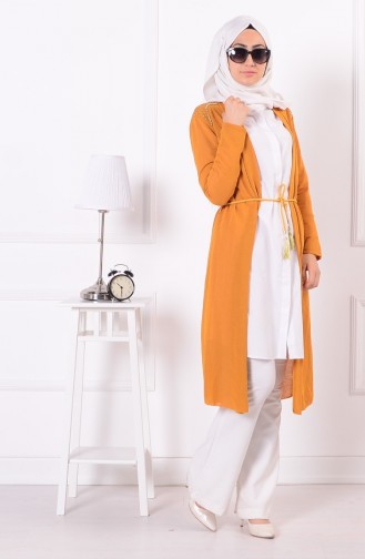 Senf Strickjacke 0497-07