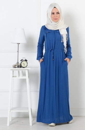 Indigo Hijab Kleider 165037-01