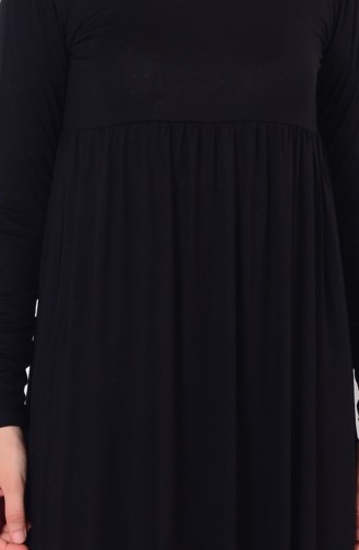 Black Hijab Dress 0729-01