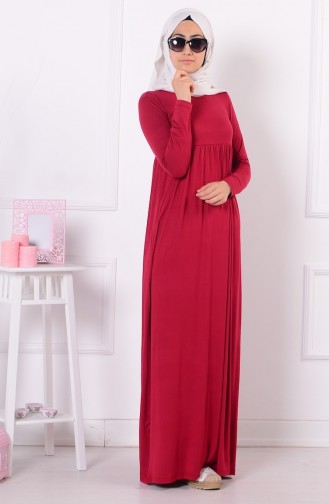 Pleated Dress 0729-03 Red 0729-03