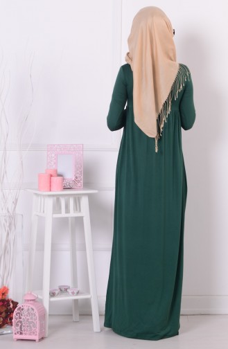 Robe 0729-07 Vert emeraude 0729-07