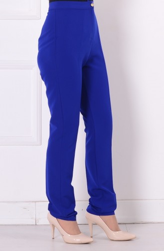Pantalon Simple 1004-02 Bleu Roi 1004-02