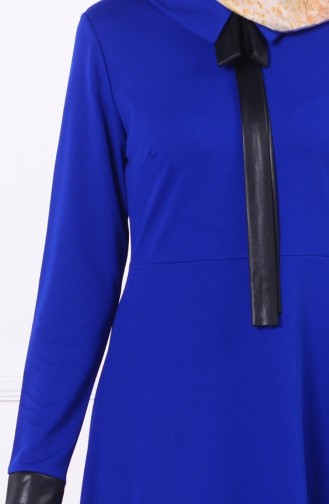 Saks-Blau Hijab Kleider 2011-05