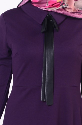Dark Purple Hijab Dress 2011-06