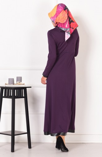 Plum Hijab Dress 2017-01