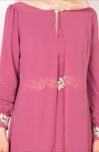 Dusty Rose Hijab Dress 52221A-13