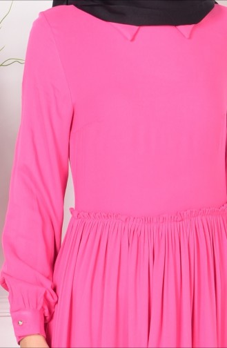 Pink Hijab Dress 4010-03