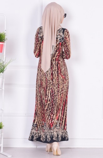 Black Hijab Dress 4631-02