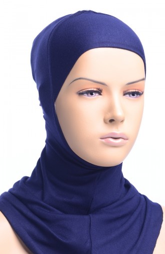 XL Bonnet Hijab 03 Bleu Marine 02-03