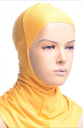حجاب لون اصفر داكن 02-15