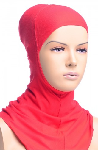 XL Hijab Bonnet 17 Rot 02-17