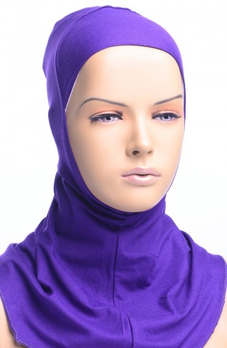 XL Hijab Bonnet 19 Lila 02-19
