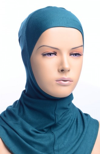 XL Bonnet Hijab 21 Vert emeraude 02-21