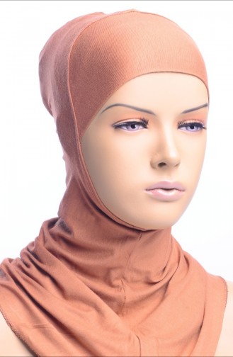 XL Bonnet Hijab 34 Cannelle 02-34