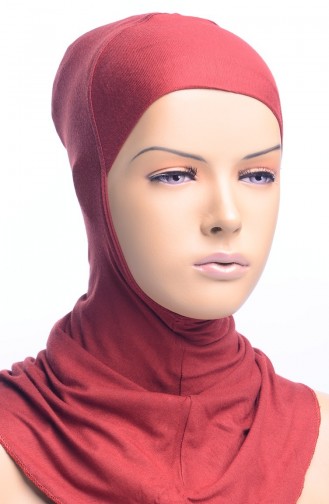 XL Hijab Bonnet 32 Ziegelrot 02-32