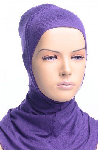 XL Bonnet Hijab 18 Plum 02-18