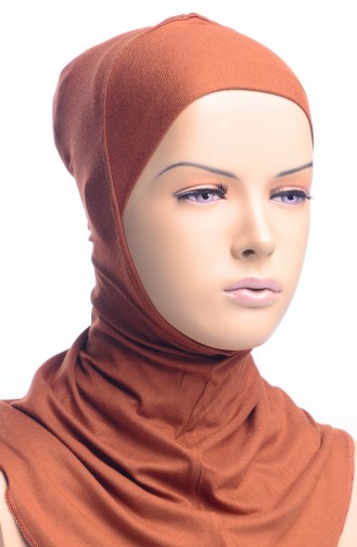 XL Hijab Bonnet 39 Tabak 02-39
