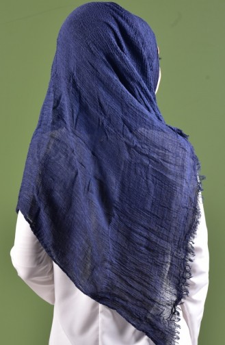 Navy Blue Sjaal 07