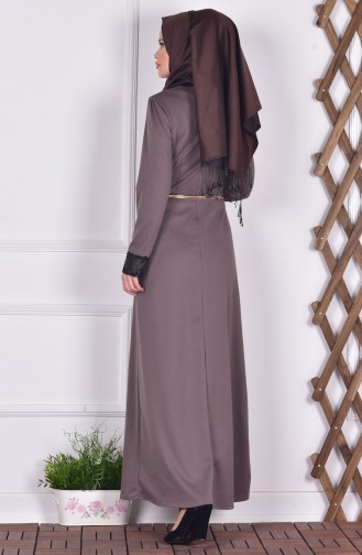 Mink Hijab Dress 52509-05
