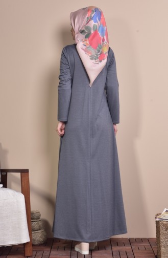 Robe Hijab Gris 0908-01