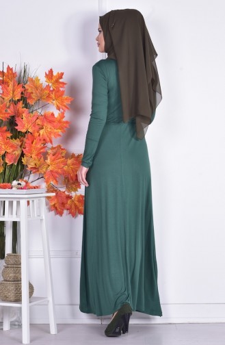 Robe Peigné Grande Taille 0751B-02 Vert 0751B-02