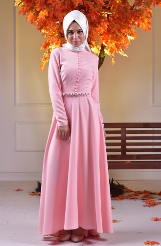 Robe Hijab Poudre 4064-06