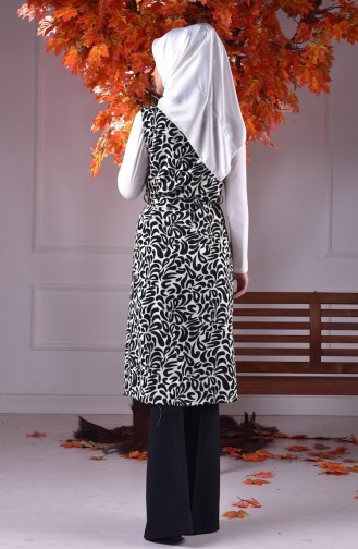 Kemerli Yelek 4040A-02 Siyah