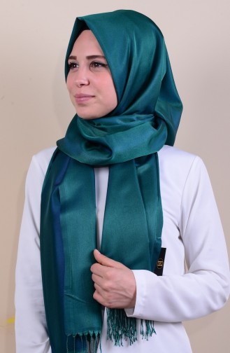 Tafta Şal 19001-37 Zümrüt Yeşil Mavi