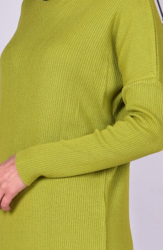 Pistachio Green Knitwear 3616-08