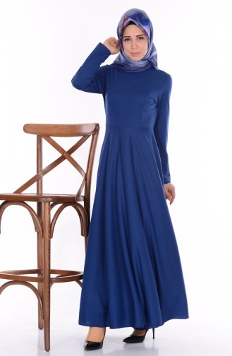 Indigo Hijab Kleider 2096-03