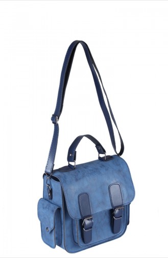 Navy Blue Shoulder Bag 400-02