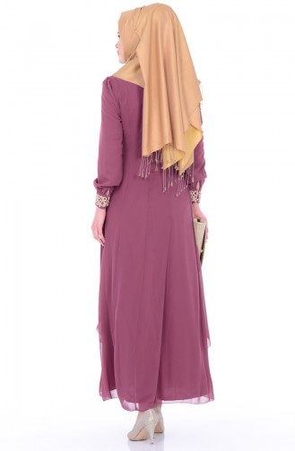 Robe Hijab FY 52221-17 Rose Séchée 52221-17