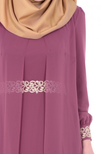 Robe Hijab FY 52221-17 Rose Séchée 52221-17