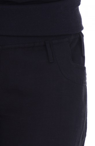 Pantalon Noir 3074-01