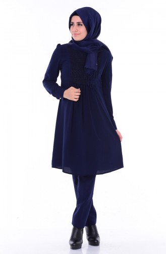 Navy Blue Tuniek 1408-02