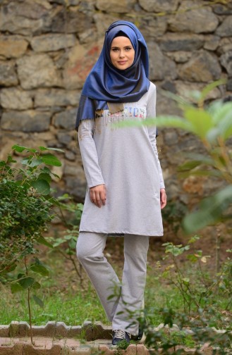 Eşofman Takımı 4648-02 Gri