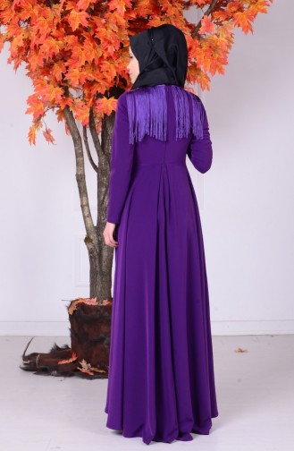 Purple İslamitische Jurk 4074-05