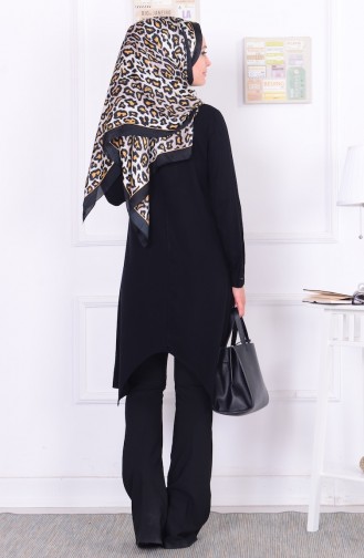 Kolyeli Tunik 0575-01 Siyah