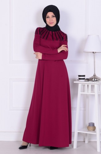 Robe Hijab Fushia 2019-05