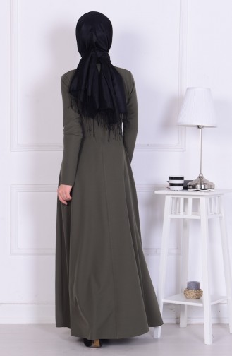 فستان مُزين بسلسال 1075-04
