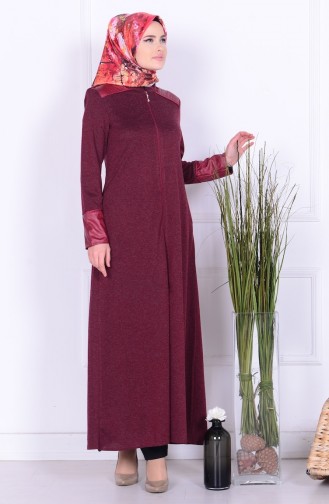 Claret Red Abaya 0416K-01